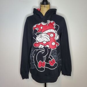 Disney Parks Minnie Mouse Pullover Hoodie Size XL